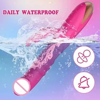 Vibrateur Lapin Pénétrant pour Femmes, Dildo Point G et Stimulateur Clitoridien, Jouet Sexuel pour la Masturbation Féminine