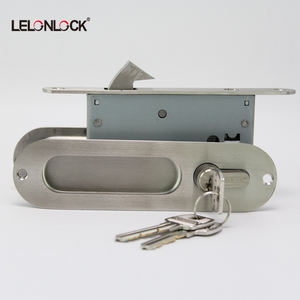 Serrure ronde à <span class=keywords><strong>crochet</strong></span> pour porte coulissante en acier inoxydable 304 durable avec bouton tournant - Product Image 4