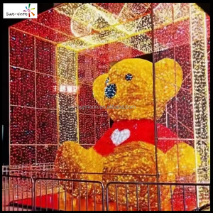 Christmas giant decoration led bear motif lights Christmas for Valentine's outdoor use - Product Image 1