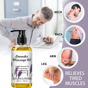 निजी लेबल प्राकृतिक लैवेंडर कैमोमाइल वार्मिंग आराम मालिश गले पेशी शरीर की मालिश तेल - Product Image 3