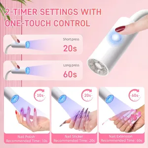 Lámpara UV LED para Uñas con Clip y Tubo Flexible, Secador de Manicura, Luz UV para Curado de Resina y Arte de Uñas - Product Image 3