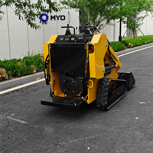 EPA 1.2 tấn thủy lực mini Skid chỉ đạo loader đa chức năng phía trước Crawler loader với động cơ cốt lõi để bán - Product Image 1