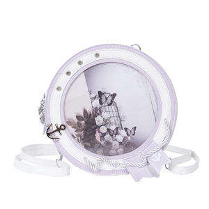 Bolso Ita de PVC transparente personalizado para damas y niñas, bandolera de hombro para mujer bonita con diseño de vela de forma personalizada - Product Image 5