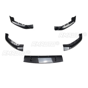 <b>Car</b> Front Bumper Lip Spoiler <b>Diffuser</b> Splitters Body Kit Aprons Cover Guard Trim for BMW 5 Series G30 G31 M Sport 2017-2020 - Product Image 3