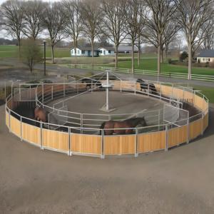 Caminador para Caballos de Acero Galvanizado para Exteriores con Diseño Duradero, Máquina Caminadora para Caballos Eléctrica Económica con <span class=keywords><strong>Velocidad</strong></span> Ajustable - Product Image 3