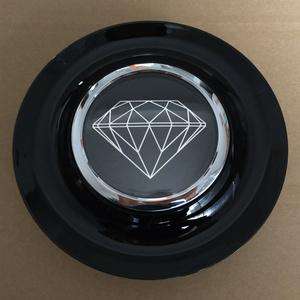 Cache-moyeux <span class=keywords><strong>flottant</strong></span> GL pour jantes Mercedes Rolls Royce Forgiato, en ABS, avec logo personnalisé, noir chromé, rotatif - Product Image 5