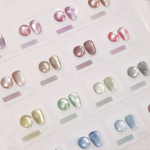 AILANUO - Serie de Esmaltes de Uñas en Gel de 16 Colores, Efecto Ojo de Gato Satinado, 15 ml, Suministros para Salón de Belleza, OEM - Product Image 3