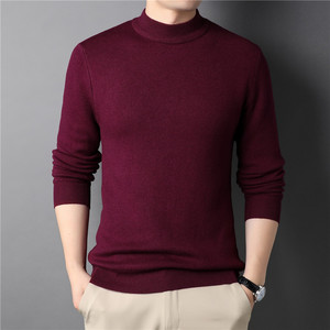 Maglione Pullover Invernale da <span class=keywords><strong>Uomo</strong></span>, Comodo e alla Moda, a Collo Tondo, Maniche Lunghe, Slim Fit - Product Image 3