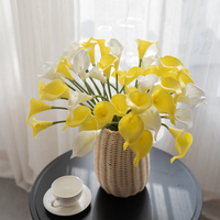 Bestseller Handgefertigte Mini-Kallus Kunstblumen Bunte Einzelne Kallusblumen für Hochzeit Party Heim- und Gartendekoration