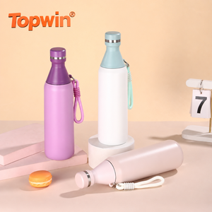 304 Stainless Steel Detachable Cola Bottle Double Wall Vacuum <b>Insulated</b> Sports Water Bottle Leakproof Outdoor Hiking <b>Flask</b> - Product Image 1
