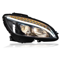 Phares LED modifiés pour Mercedes-Benz Classe C W204 2007-2011 0 Phare LED DRL Clignotant Feux de route 12V