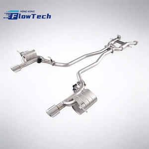ระบบท่อไอเสียแบบ Catback ประสิทธิภาพสูง FlowTech พร้อมวาล์วควบคุมอิเล็กทรอนิกส์ SS304 สำหรับ Dodge Durango 3.6L 5.7L - Product Image 1