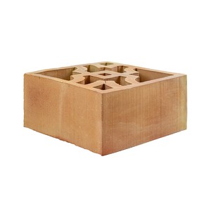 Pannello Decorativo da Parete Sirocco in Terracotta con Design Geometrico Quadrato - Product Image 3