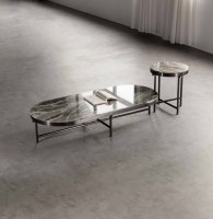 Ensemble de Table basse moderne en pierre naturelle, support en acier inoxydable, meuble de salon, nouveau Design, livraison gratuite