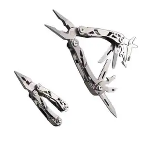 Camping Gadgets 2023 Aço Inoxidável 17 em 1 Multi função Folding Pocket Tool Alicadores