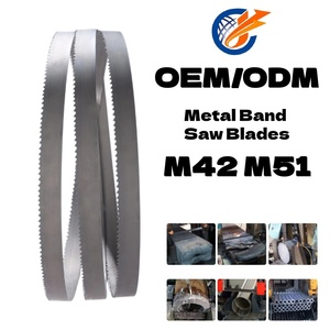 <span class=keywords><strong>EJ</strong></span> Factory Venta al por Mayor Hojas de Sierra de Cinta Bimetálicas de Grado Industrial M51 M42 de Acero de Alta Velocidad para Corte de Metal 34x3505 OEM Personalizable - Product Image 1