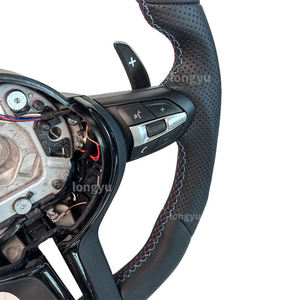 Volante de cuero completo para <span class=keywords><strong>BMW</strong></span> E46gtr E90 E91 E92 E93 E46 Gtr M3gtr M3gt M3crt M3gts 316 318 320 328 330 335 340 Ci Ti I d - Product Image 5