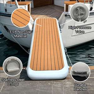 Nouveau style populaire 2026 : Passerelle gonflable DWF+PVC avec design antidérapant en EVA pour l'embarquement de yachts et quais - Product Image 1