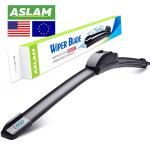 ASLAM - Escobillas Limpiaparabrisas Universales para Automóvil, Sin Marco, de Goma Natural 100%, Suaves como un Plátano, Precio de Fábrica, Gran Venta - Product Image 1