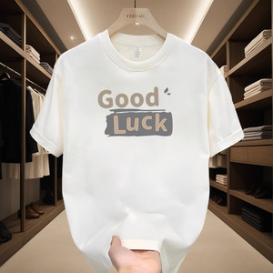 T-<span class=keywords><strong>shirt</strong></span> décontracté pour homme tendance 2026, impression de haute qualité, coton pur, doux pour la peau, confortable - Product Image 1