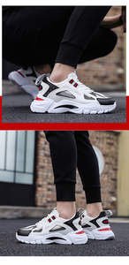 Chaussures de course pour hommes, chaussures de sport respirantes en mesh pour étudiants - Product Image 6