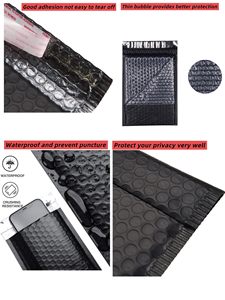 Sobres Acolchados de Burbujas de Polietileno Pequeños de 5x7, 6x10, 8.5x12, Sobres de Envío Personalizados Impresos en Dorado, Negro, Morado y Rosa - Product Image 4
