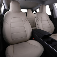 EKR Auto Accessoires Usine Personnalisé PU Cuir Nappa Ensemble Complet Intérieur De Voiture Housse De Siège Pour Tesla Model 3 Model Y