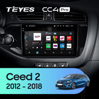 TEYES CC4 PRO para Kia Ceed Cee'd 2 JD 2012 - 2018 CarPlay Android Auto 2DIN Autoradio Car Play