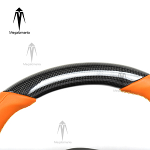 Volante Personalizado de Fibra de Carbono y PU para <span class=keywords><strong>Ferrari</strong></span> 458 488 599 California <span class=keywords><strong>F430</strong></span> F12 GTC4LUSSO Convertible - Product Image 5