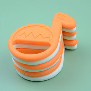 El pegamento dental para bebés transfronterizo se puede hervir en agua, silicona, anticomida, juguete calmante para manos, palo de molienda para bebés, música para morder - Product Image 2