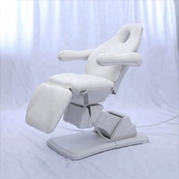 Table de massage électrique moderne BonnieBeauty pour hôpital, avec réglage électrique du dossier, de la hauteur, du repose-pieds et de l'inclinaison, coussin de 8 cm, pliable