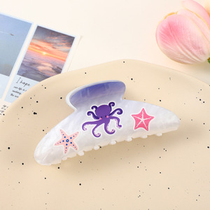 Pinza de Pelo de Acetato de Lujo Ligero, Pinza de Pelo Elegante de Acetato, Accesorios Sólidos para el Cabello para Mujer, Peinado Diario - Product Image 3