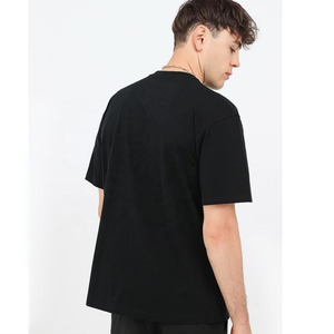 Camiseta lisa en blanco de 180gsm para hombre, Camiseta de algodón con logotipo digital y serigrafía personalizada, camiseta de talla grande para hombre, venta al por mayor - Product Image 2