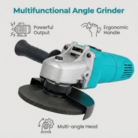 Meuleuse d'angle électrique portative à grande vitesse de 115 mm pour usage industriel et domestique