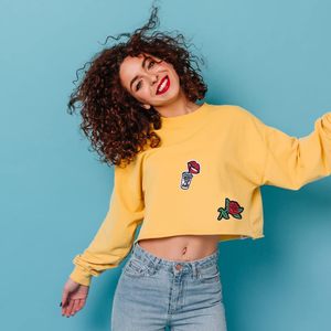 Özel işlemeli yamalar kişiselleştirilmiş Diy Logo rozeti dokuma etiketleme üzerinde cırt cırt demir adı etiketi rozeti işlemeli yama - Product Image 6