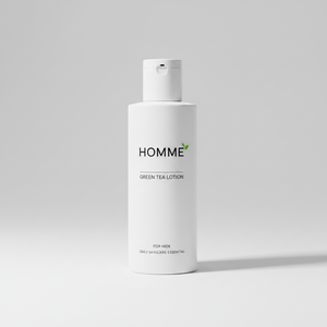 โลชั่นชาเขียวสำหรับผู้ชายจาก Homme เพื่อผิวชุ่มชื้นและเปล่งประกาย ลดเลือนริ้วรอย ผลิตภัณฑ์ดูแลผิวที่จำเป็นสำหรับทุกวัน - Product Image 2