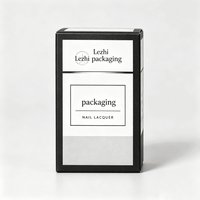 Boîtes d'emballage pour vernis à ongles personnalisées avec dorure à chaud, revêtement UV, gaufrage, pelliculage mat, recyclables, vente en gros, carton pour cosmétiques et huiles à ongles