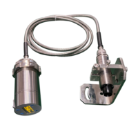 Nouveau Pyromètre à Fibre Optique Sans Contact en Acier Inoxydable Monocouleur, Protection IP65, Résolution 0,1°C pour la Température Industrielle