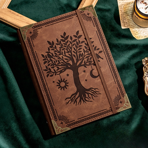 Buku Catatan Loose Leaf Motif Pohon Kehidupan Gaya Baru 2025, Sampul PU, Model MAD10 Viking Celtics, untuk Hadiah Rumah - Product Image 5