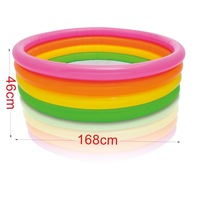 INTEX 56441 — piscine gonflable à 4 anneaux, coucher du soleil, pour enfants