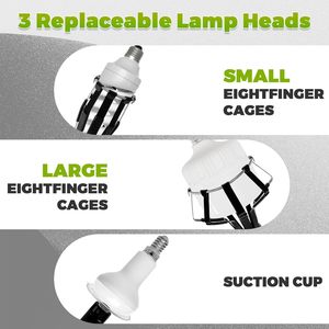 Giá tốt nhất trần cao 3ft đến 12ft Kính thiên văn cực với 2 giỏ và cốc hút ánh sáng bóng đèn Changer cực - Product Image 5