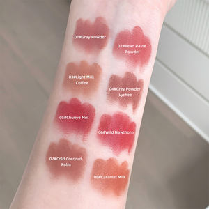 格格熊粉色保湿固体液体香油光泽保湿防水长效雾口红笔化妆 - Product Image 5