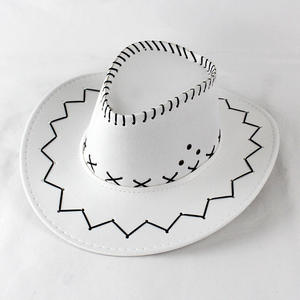 قبعة رعاة البقر الأمريكية واسعة الحواف مطبوعة حسب الطلب للأنشطة الخارجية وحفلات الشاطئ وركوب الخيل - Product Image 6