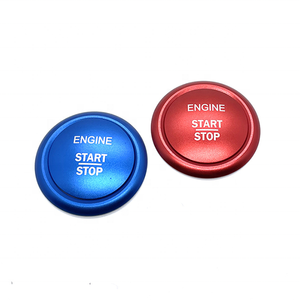 Autocollant décoratif de cercle de bouton d'arrêt de démarrage d'allumage de moteur automatique pour Mercedes-Benz Classe A Classe C Classe V Classe GLA GLC CL - Product Image 1