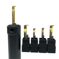 Outil de rainurage interne en carbure à bord lisse, micro-fraise rectifiée cinq axes, outil de coupe durable pour tour CNC, version gauche, OEM