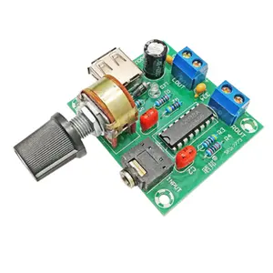 双通道2 * 5w功放模块USB DC 5v电源DIY扬声器音频放大器PM2038音频放大器面板