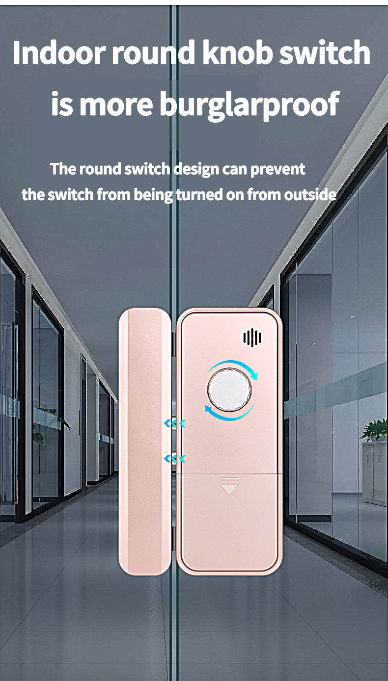 High-quality glass door fingerprint lock APP remote unlocking record multi-purpose security intelligent lock electronic smart