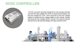Integrated 3 in 1 DCAC & DCDC <b>Controller</b> with IP67 250-750VDC Input for Vehicles <b>Motor</b> Operated Buses Trucks - Product Image 2