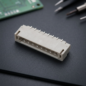 Conectores SMT de ángulo recto Ariba Technology de 0.8mm de paso, con carcasa para wafer de 1.85mm, contactos de bronce fosforado con acabado de estaño - Product Image 3