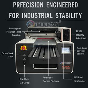 Impresora UV de Alta Calidad con Lámina Dorada UV 3050 A3 Xp600 para Impresión de Carcasas de Teléfono y Botellas - Product Image 4